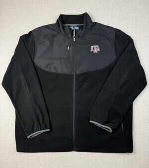 Texas A&M Size XXXL C.C CREATIONS Aggies Men’s Black Zipper Jacket Coat